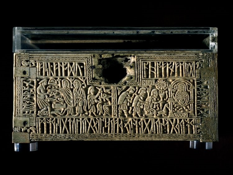 Franks Casket (front), probably Northumbria, c. 700