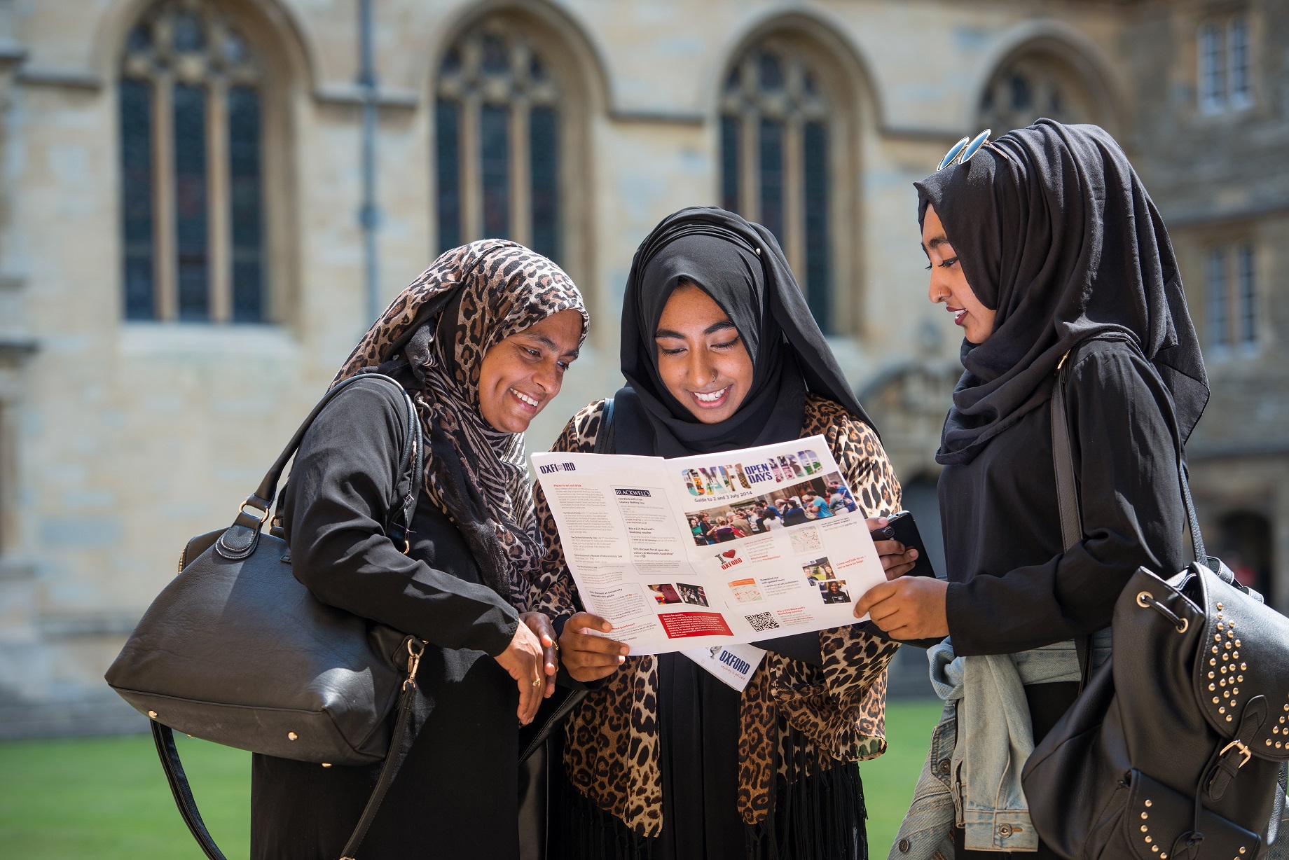 Image of students attending an Open Day