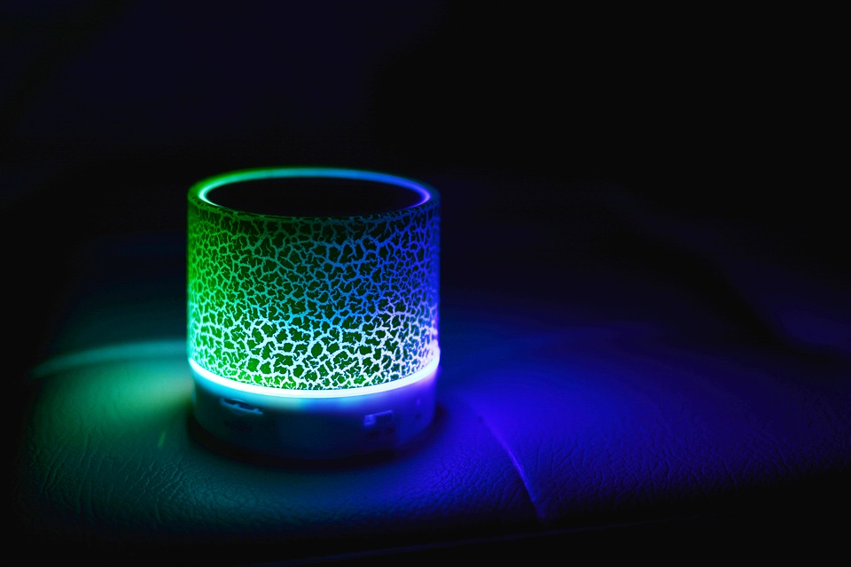 Green and blue night light